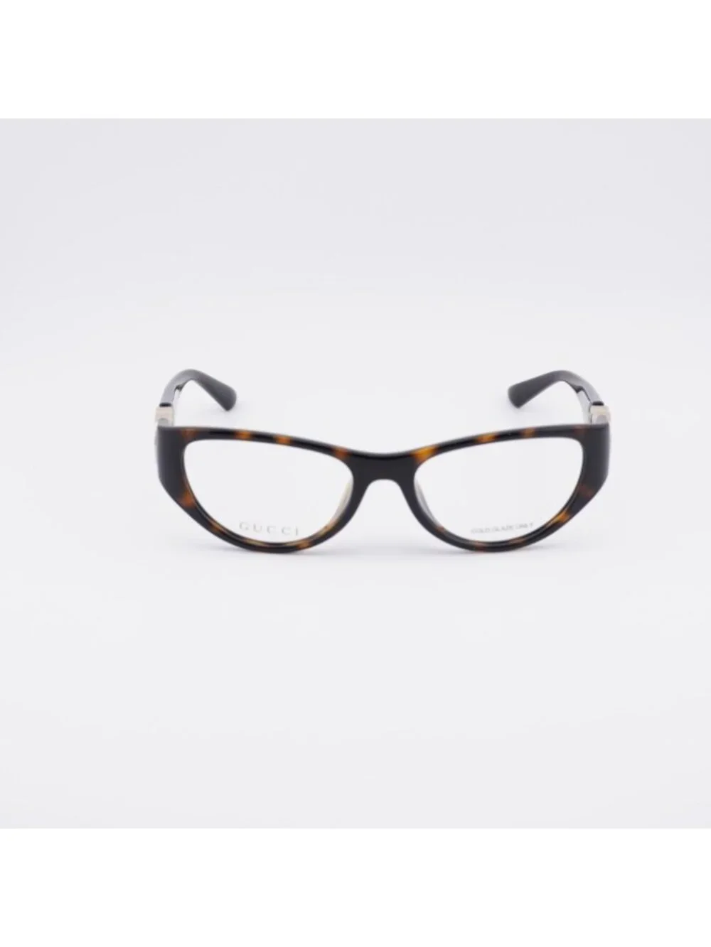Gucci GG1825O 002 Eyeglasses Havana 54mm Cat Eye Frame